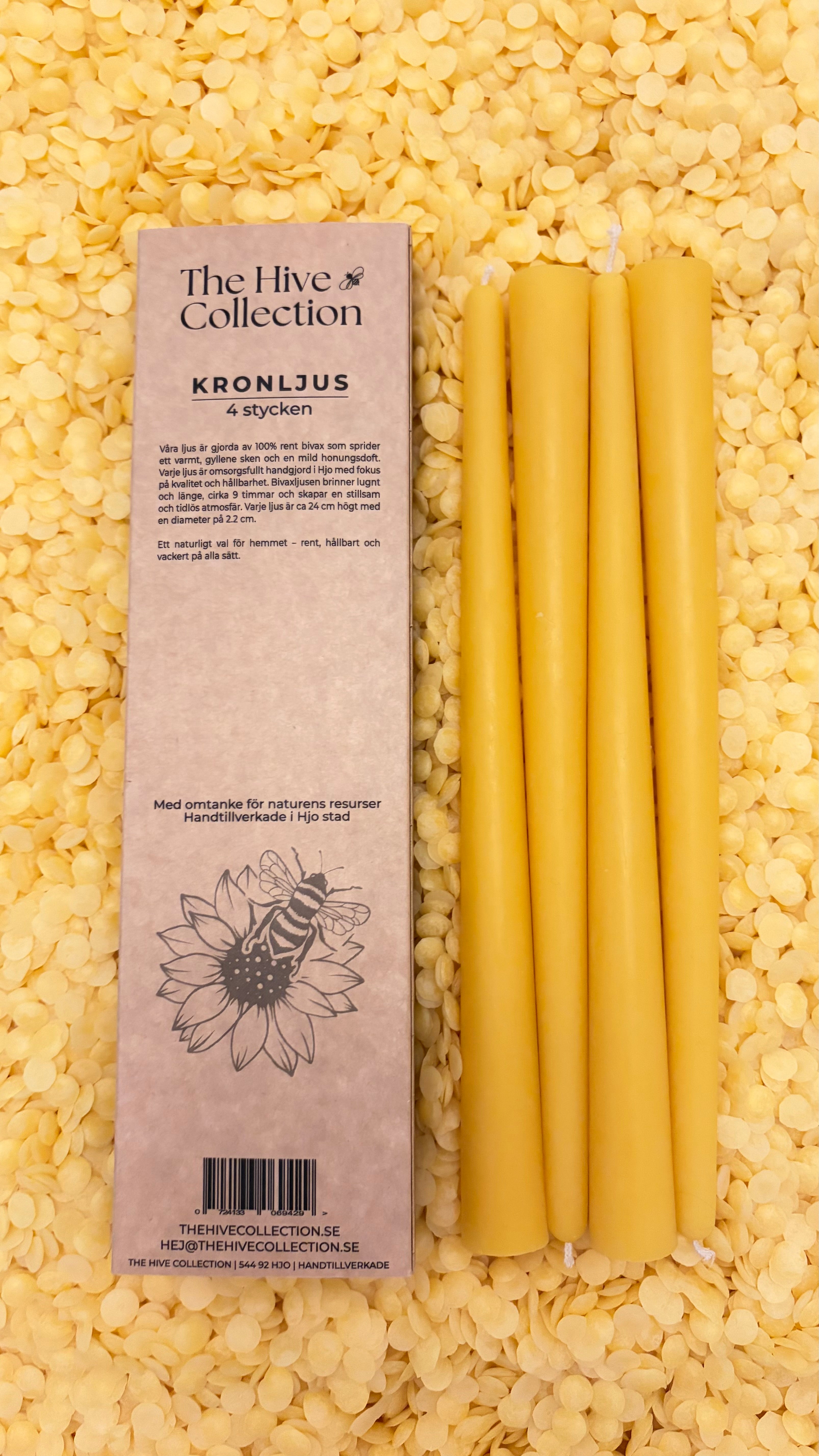 Kronljus - bivaxgula